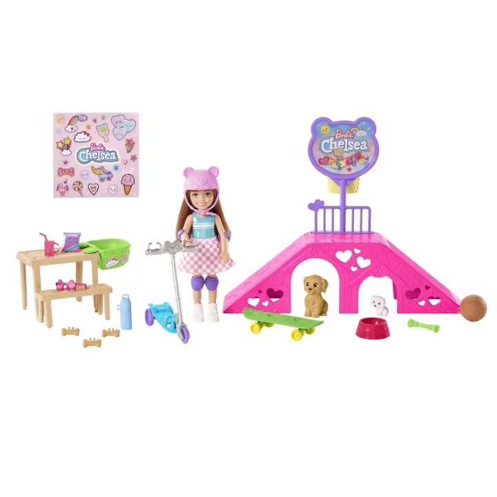 Barbie Chelsea Skatepark Playset