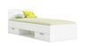 Michigan White Bed With Storage - 90 x 200