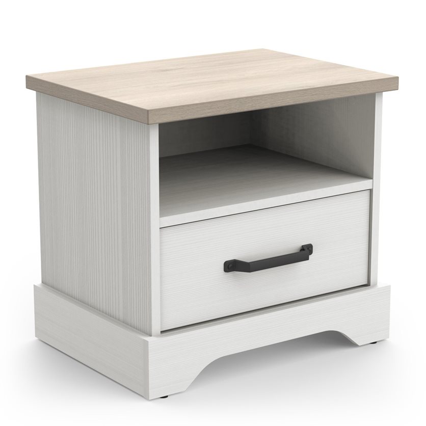 Cottage White Nightstand