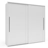 2-Door Wardrobe - Seville White