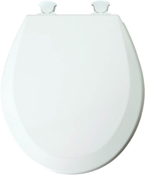 Wood Toilet Seat - White