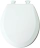 Wood Toilet Seat - White