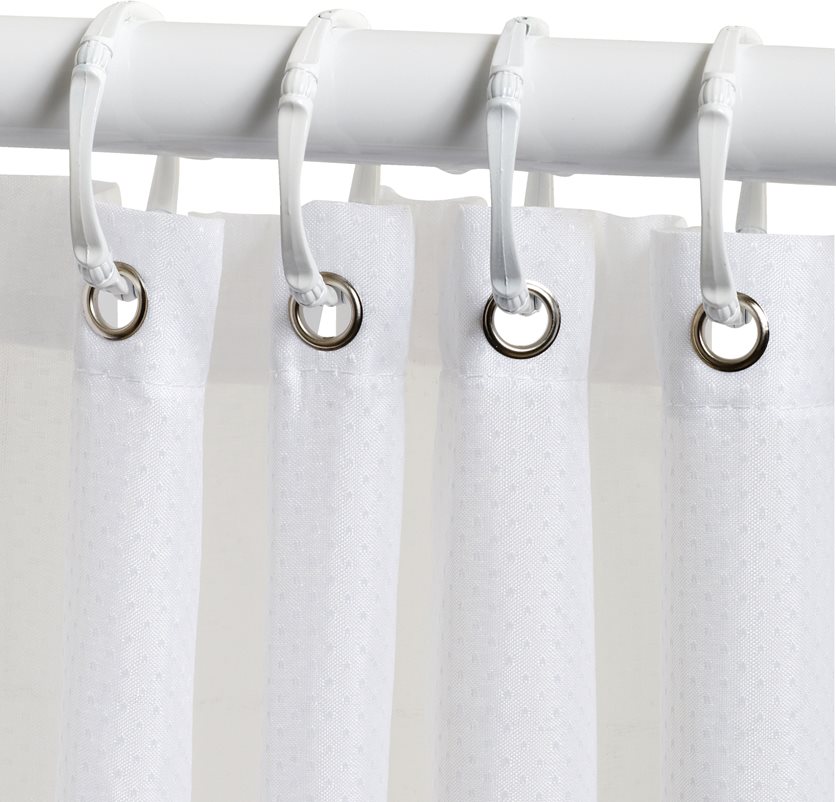 White Shower Curtain - 70 x 72