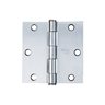Brown USA Solid Steel Hinge - Satin Nickel Plated, 3.5x3.5in