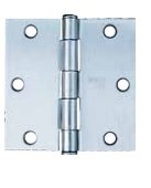 Brown USA Solid Steel Hinge - Satin Nickle Plated, 4X4INX 2.2MM