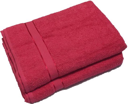 Bath Towel Fuchsia - Building Depot