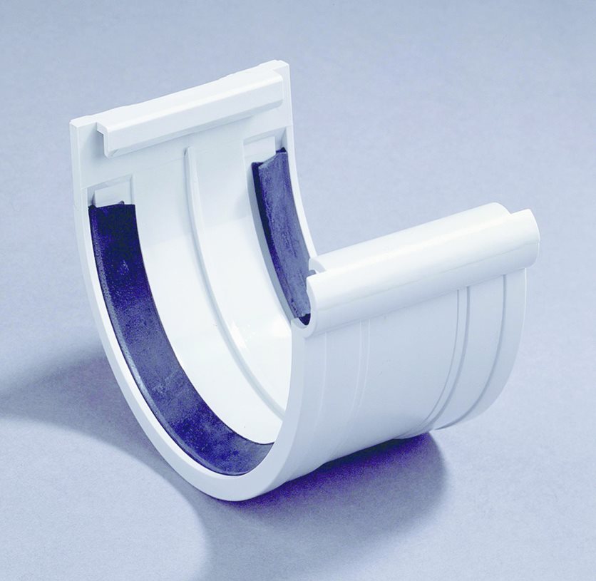 DYKA PVC Gutter Connector Piece - 120mm