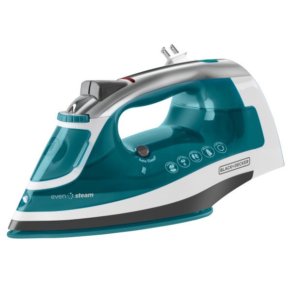 Black Decker SmartSteam Iron with Ceramic Sole and Retractable