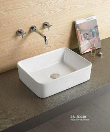 Vanity Basin White - 480x370x130mm.