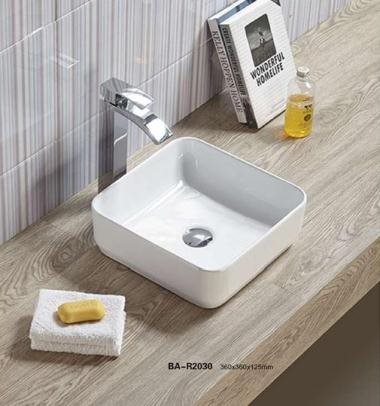 Vanity Basin Square White