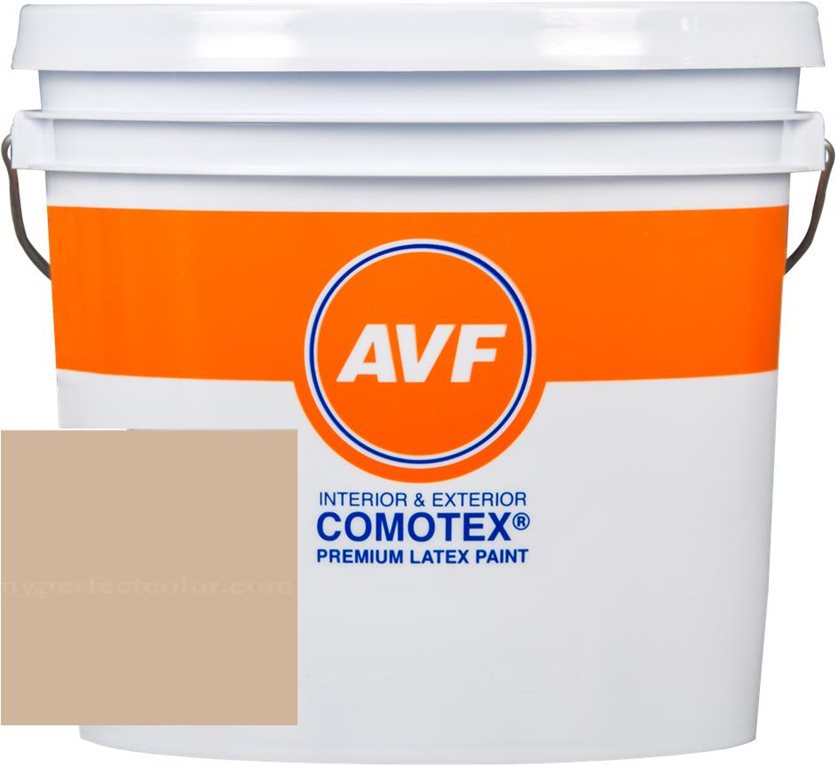 AVF Comotex® SANDY BEIGE - high-quality flat Acrylic paint for interior and exterior use.