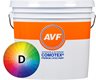 AVF Comotex® is a high quality flat Acrylic interior and exterior paint.