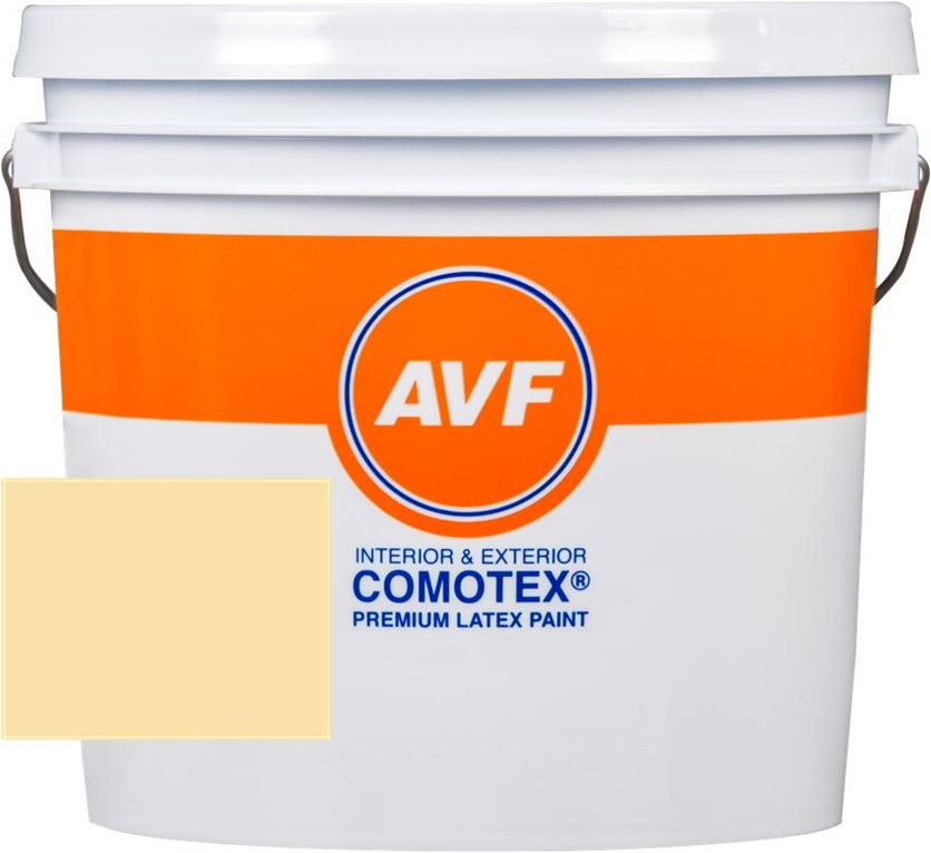 AVF Comotex® is a high quality flat Acrylic interior and exterior paint.