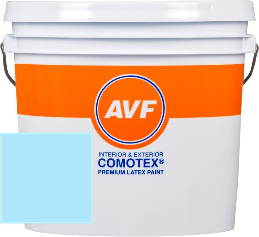 AVF Comotex® is a high-quality flat Acrylic interior and exterior paint.