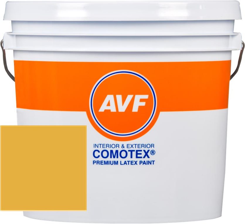 AVF Comotex is a high-quality flat Acrylic interior and exterior paint.