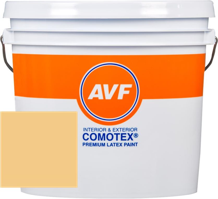 AVF Comotex® is a high quality flat Acrylic interior and exterior paint.