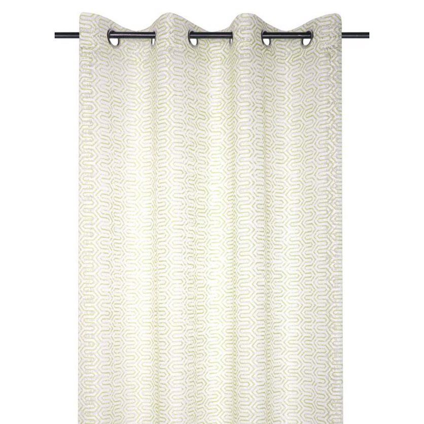 Curtain Paradise White & Green 140X260 CM