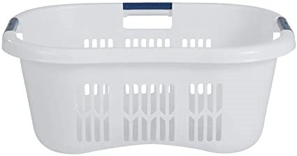 Hip Hugger Laundry Basket 2.1 bu White