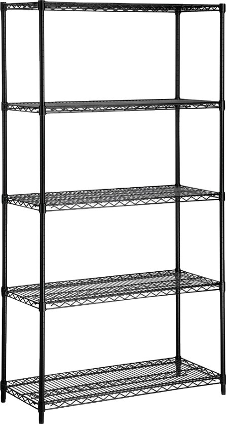 BLK 5 Tier Shelf