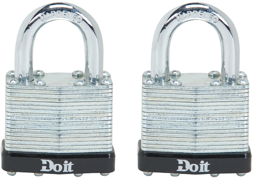 2Pk 1-1/2 Lamnt Padlock