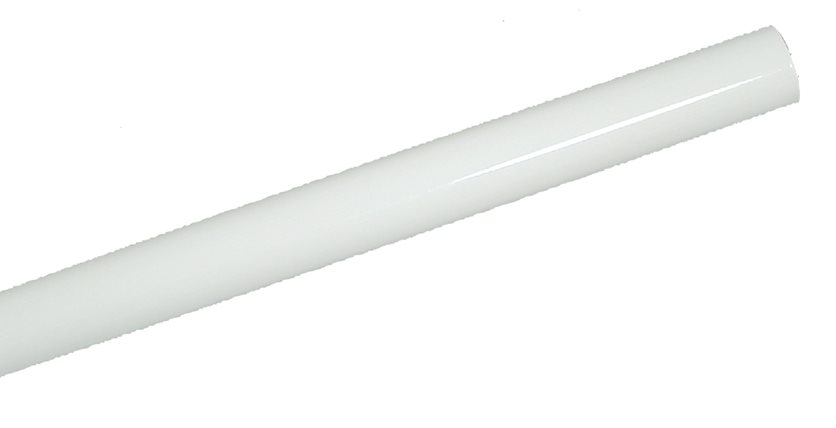 6&apos; White Closet Rod