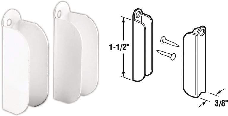 6Pk 3/8 Wht Top Hanger