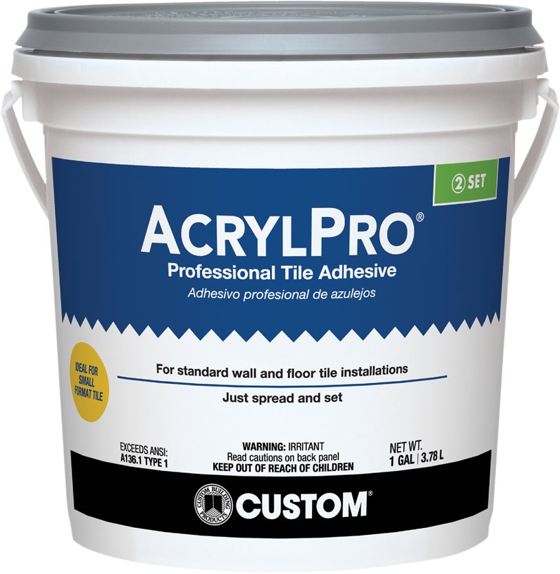 Professional-grade Ceramic Tile Adhesive - 1 Gallon