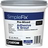 Qt Wht Pm Adhesive&Grout