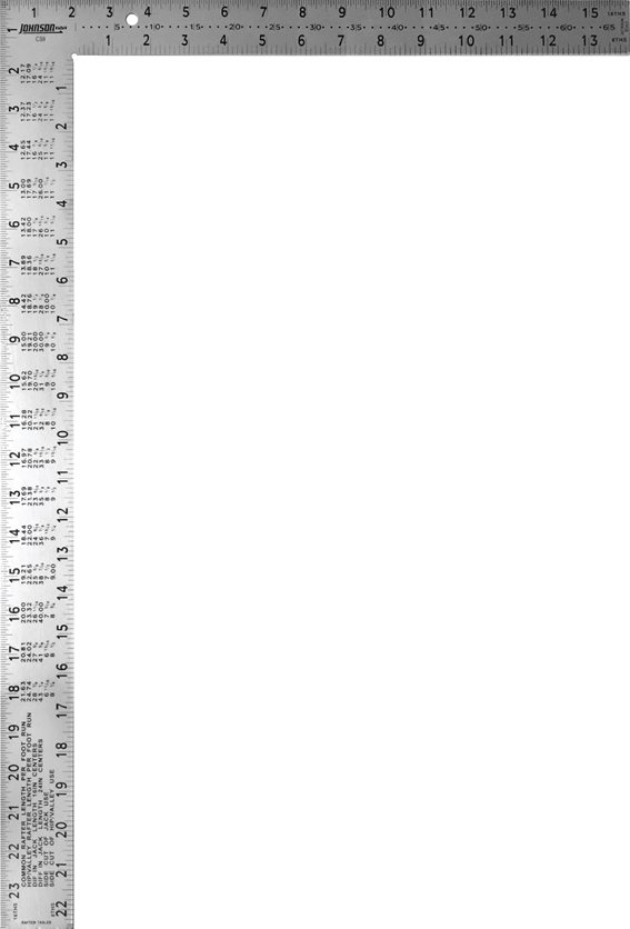 16X24 Steel Framing Square - Essential for precision carpentry.