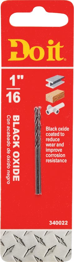 1/16 Black Oxide Drill Bit