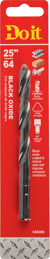 25/64 Bl Oxide Drill Bit