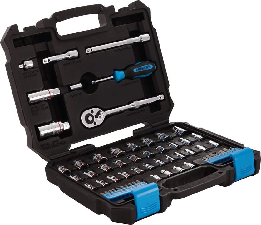 63Pc 1/4-3/8 Socket Set