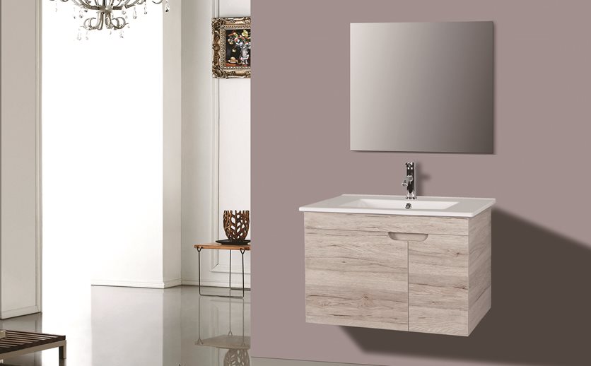 Bathroom cabinet & mirror set.