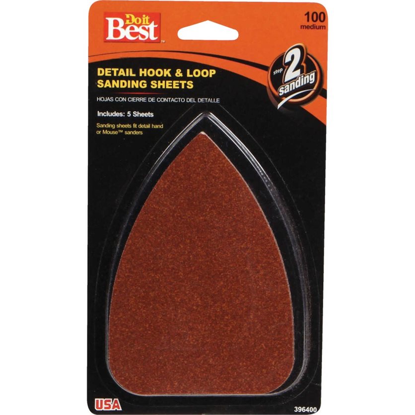 100 Grit Mouse Sandpaper (5-Pack)