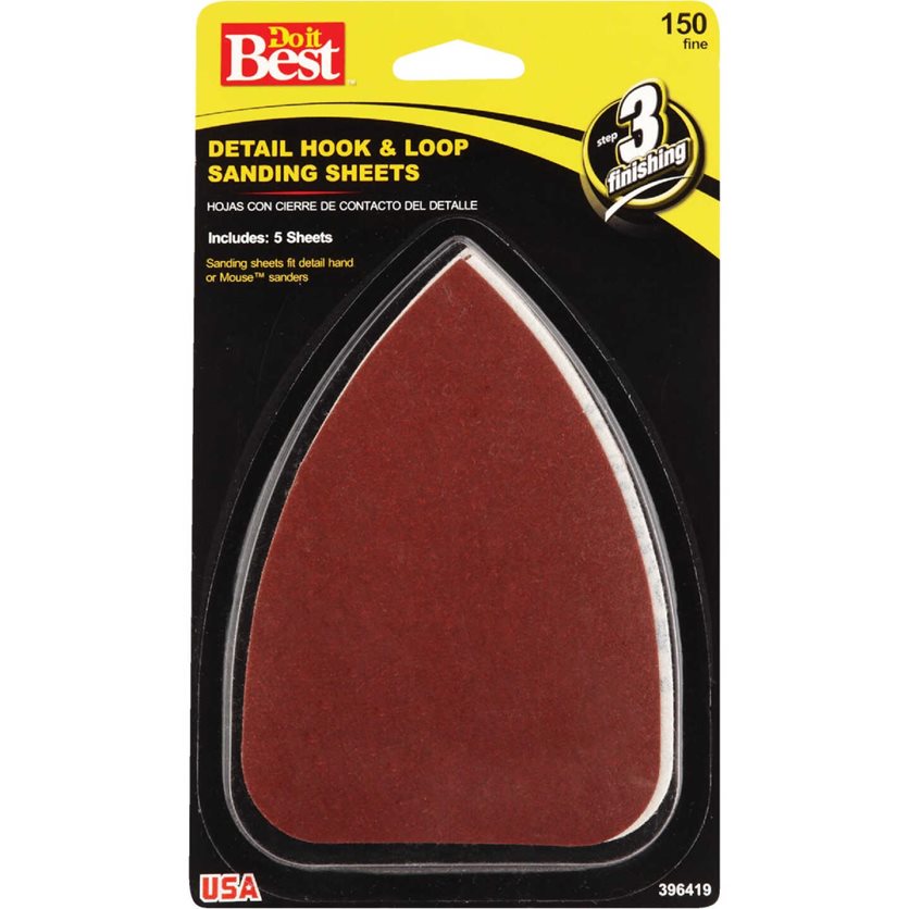 150 Grit Mouse Sandpaper (5-Pack)