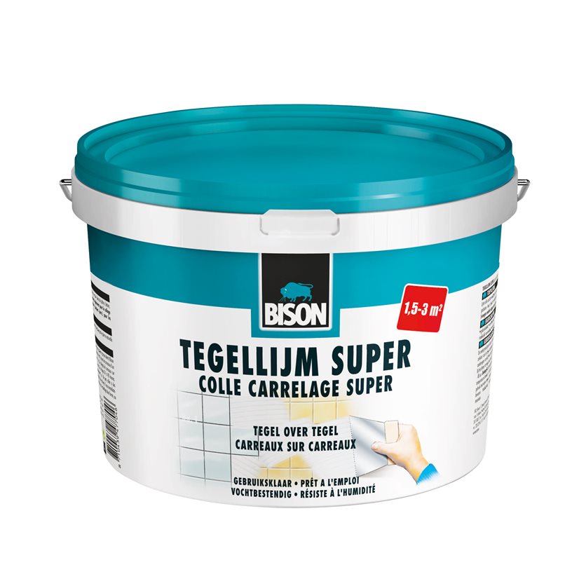 Tile Glue - BISON TEGELLIJM SUPER 3KG