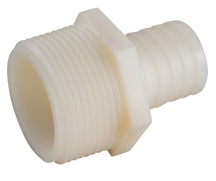 Barb x MIP Nylon Connector - 1/2 In.