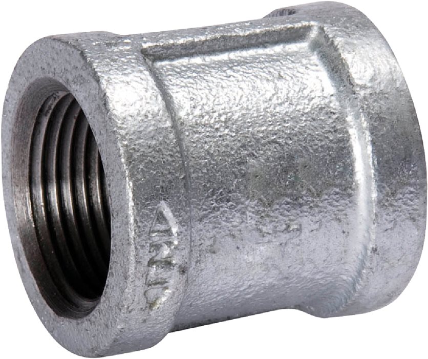 1/2 Galv Coupling - Malleable galvanized iron pipe fittings.