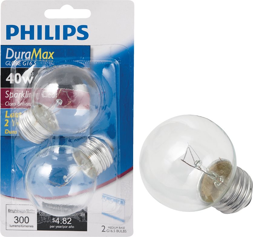 40W Clear Globe Bulb