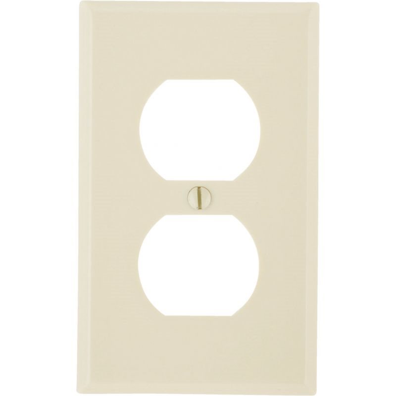 Ivory Outlet Wall Plate by Leviton
