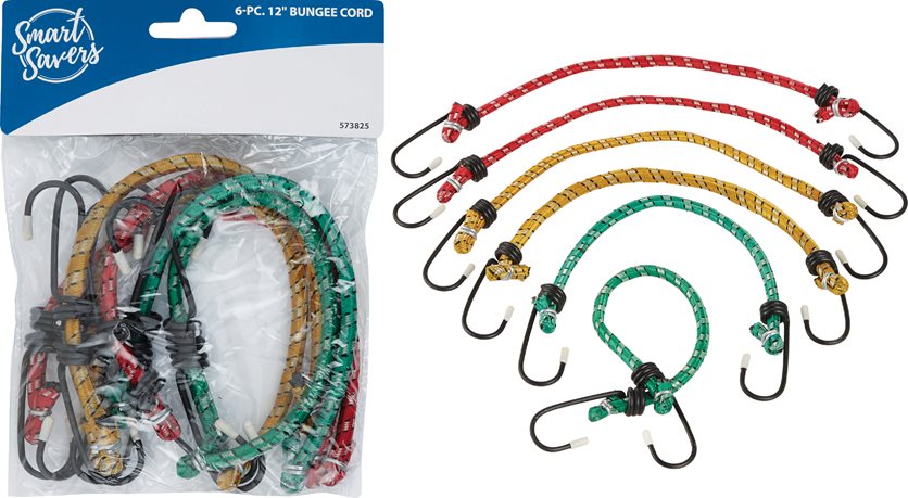 6Pc 12 Bungee Cord