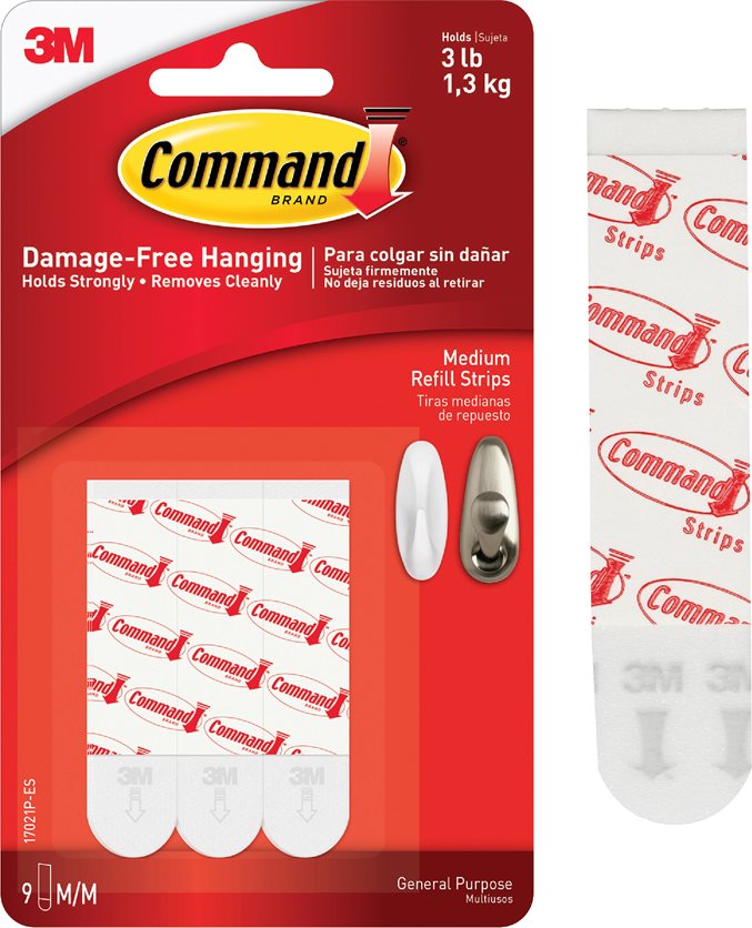 Command Medium Strips - Pack of 9