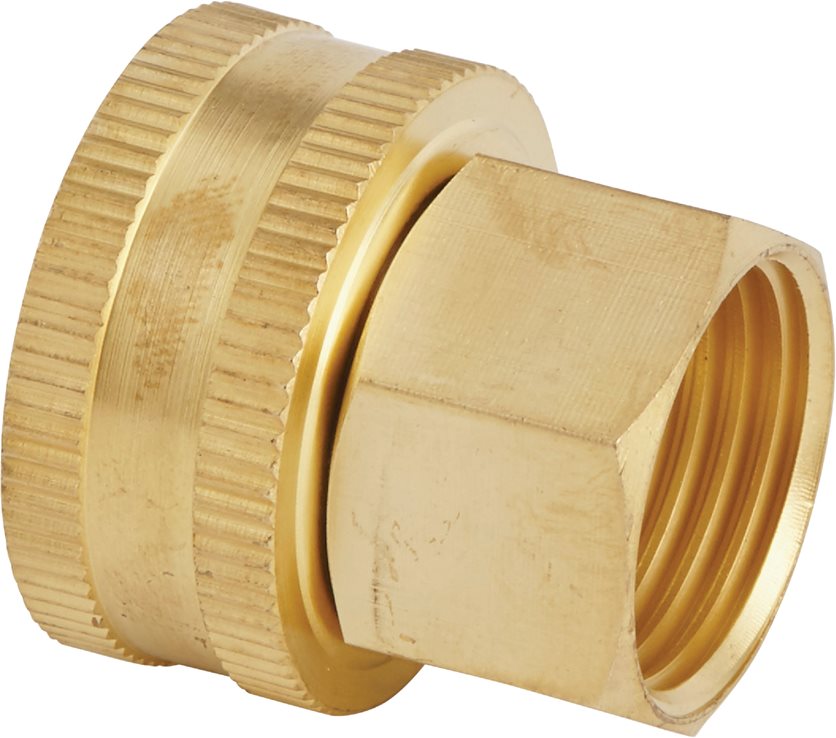 Brass Swivel Connector - 3/4 Female to 1/2 Female NPT