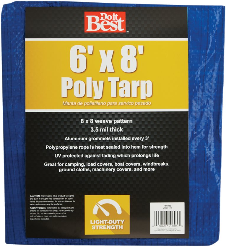 6x8 Blue Ap Tarp