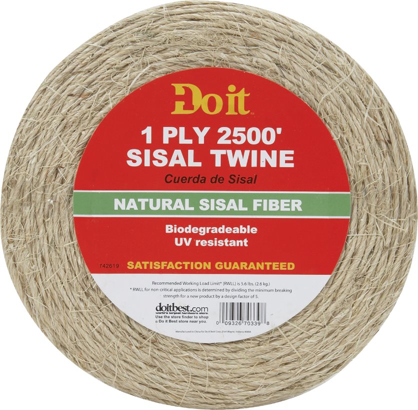 2500&apos; 1Ply Sisal Twine