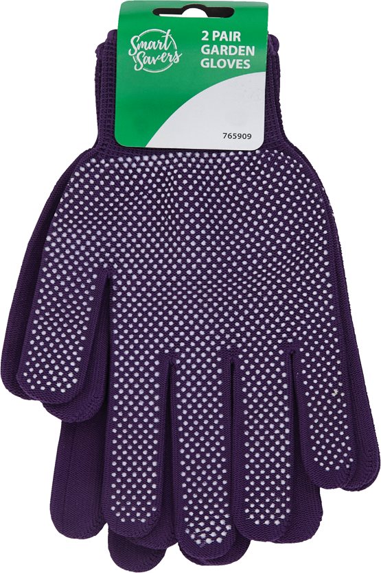 Smart Savers 2 Pair Garden Gloves