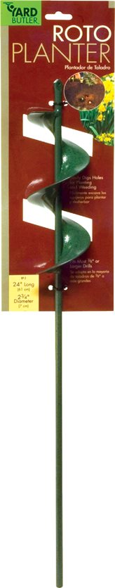 24 Bulb Planter/Auger - Ideal for planting bulbs and aerating trees.