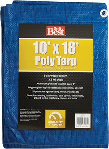 10X18 Blue Ap Tarp - Building Depot