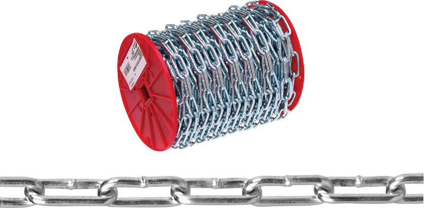 125&apos; #2 Strait Link Chain - Ideal for various applications.