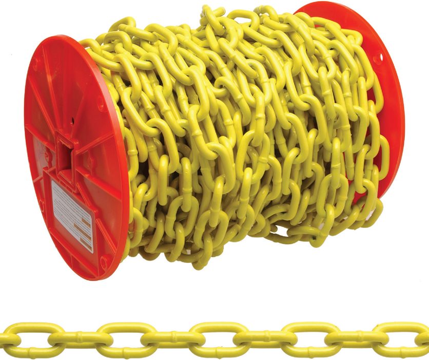 100&apos; 3/16 Yellow G30 Chain